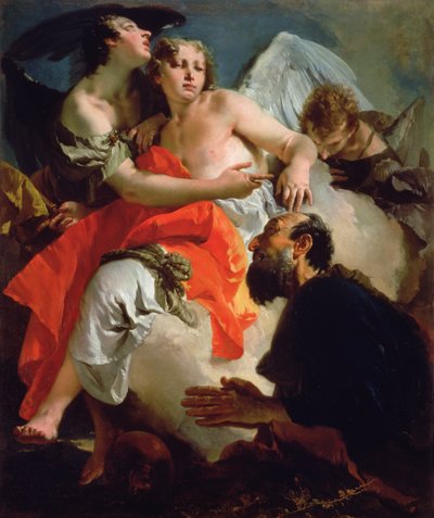 Abraham og de tre engle af Giovanni Battista Tiepolo